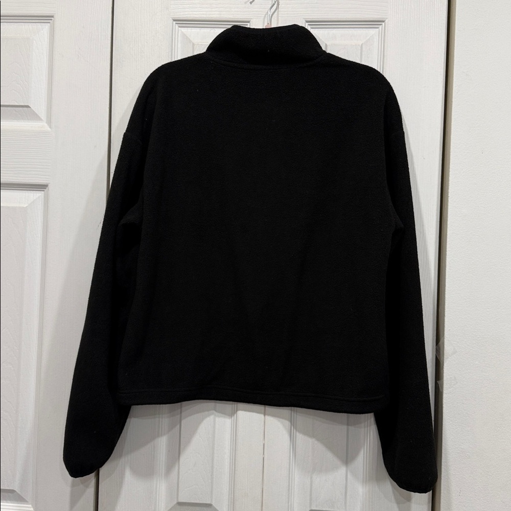 Bebe Black Logo Quarter-Zip Sweater size M - Picture 4 of 7